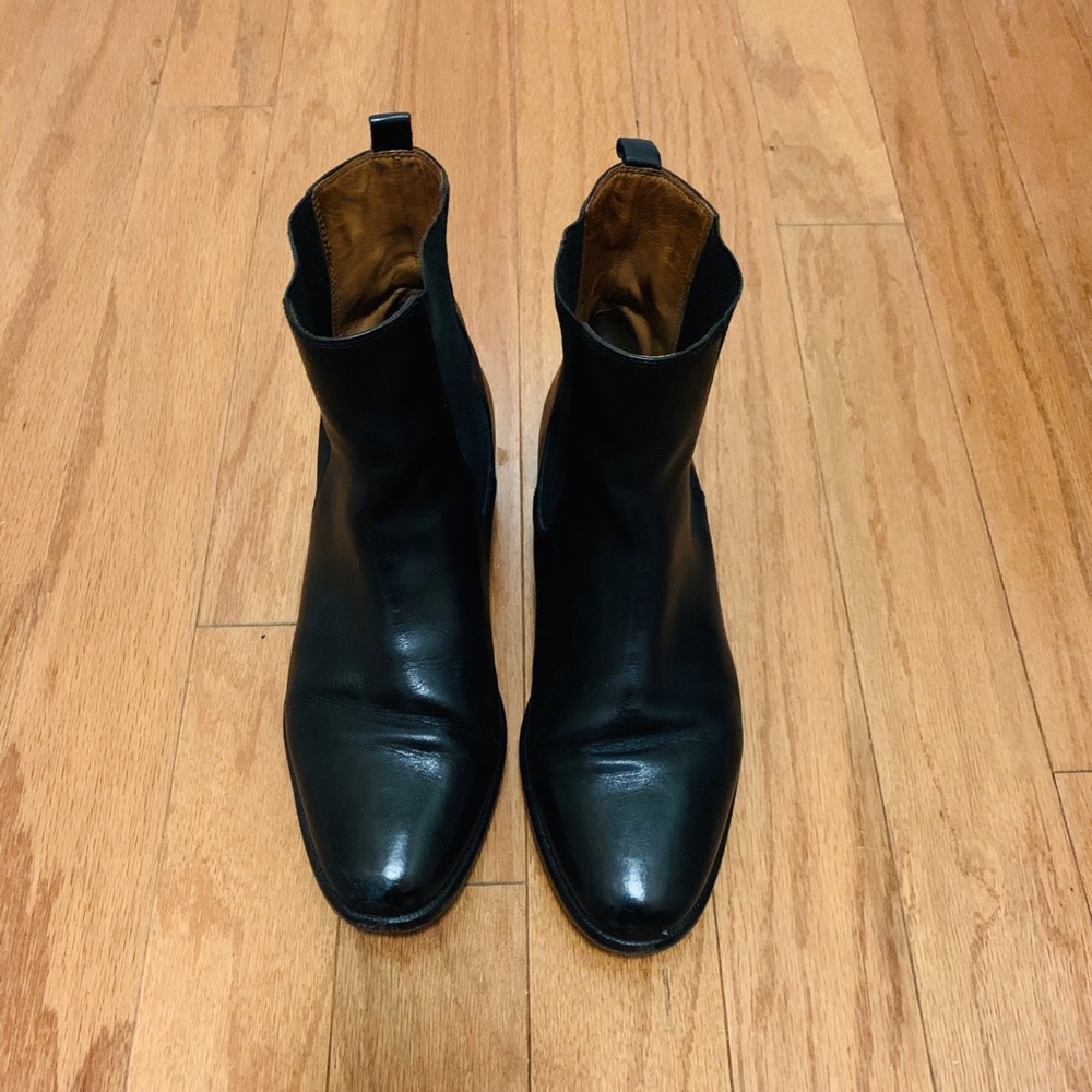 COACH Black Leather Bootie